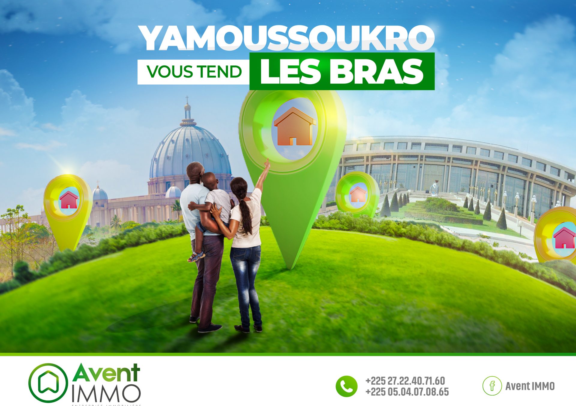 YAMOUSSOUKRO VOUS TEND LES BRAS
